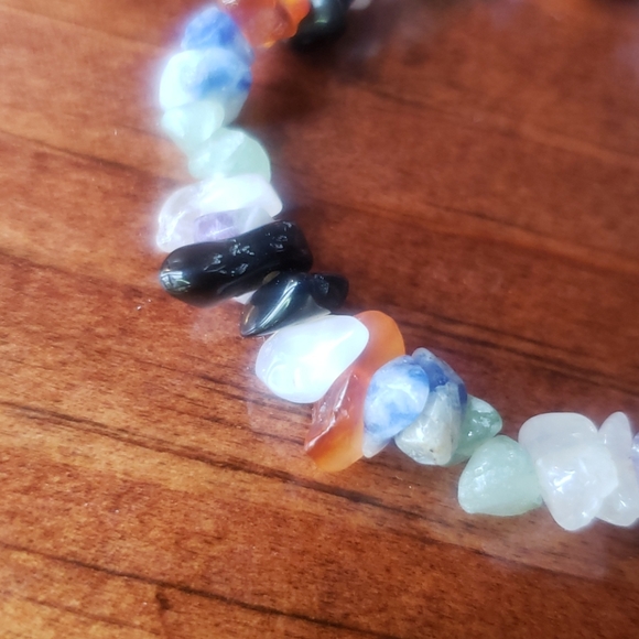 Vintage 90s | Colored Stone Austin Charm Bracelet - Picture 4 of 6